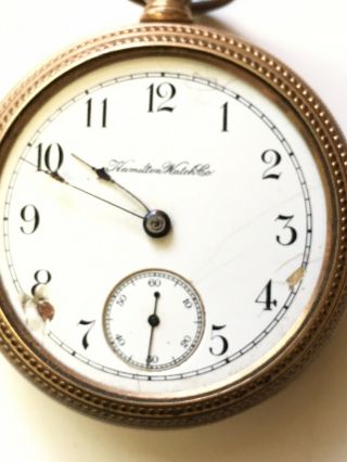 Antique 1898 Hamilton 928 15 Jewel Pocket Watch Repair