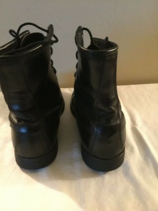 Biltrite ANSI Z41.  1 1983/75 Steel Toe Black Leather Combat Boots Mens 9 1/2 R 5