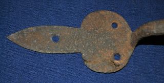 18th Century Wrought Iron Door Handle from Old Mass.  House 4