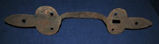 18th Century Wrought Iron Door Handle from Old Mass.  House 5