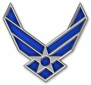 United States Air Force Logo Ii Wings Lapel / Hat Pin Usaf 3/4 "