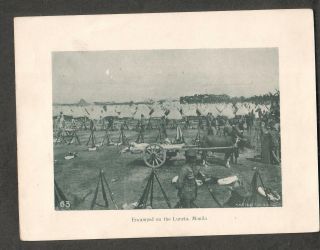 C 1900 Photogravure - Encamped On The Luneta Manila/philippines Us Soldiers Tents