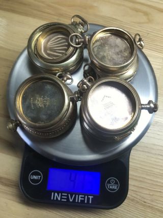 414 Grams Gold Filled Pocket Watch Cases Or Scrap”