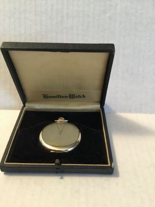 Vintage Hamilton 917 Pocket Watch 10 size 17 jewels 10K gold 5