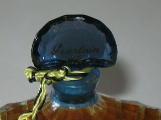 Vintage Guerlain Shalimar Perfume Bottle 1/4 OZ - 7.  5 ML - Open/Full - 1983 2