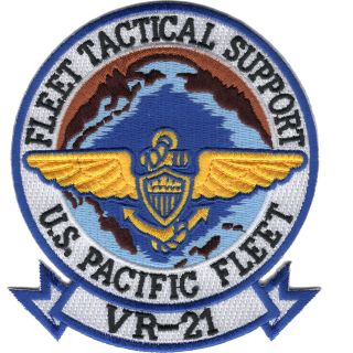 Vr - 21 Fleet Tactical Support Air Transport Squadron Patch - Pacific Fleet