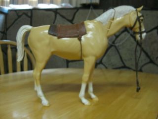 Marx Johnny West Vintage Yellow Nodding Buckskin Horse