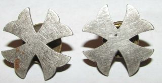 Spanish American War Medical Officer Collar Pins United States Army Militarypins