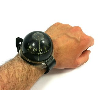 Military Cold War Vintage Navy Seal Diver Wrist Compass Km40 - H Watch Russian