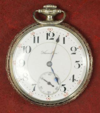 1911 Hamilton Pocket Watch 992,  21 Jewels,  10 K Gold Filled