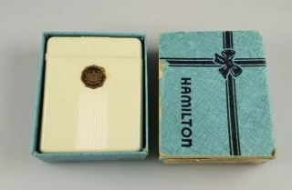 Very Rare Hamilton 950b Railway Special 23j Pocket Watch W Case & Outer Box