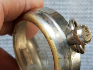 Backwind/1890s Ingersoll YANKEE BICYCLE WATCH Antique LAW/POSSIBLE MILITARY/RUNS 4