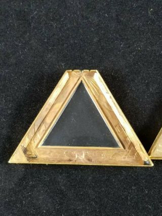 Antique ARBACO Gold Filled Triangular 17j Masonic Gold Filled Pocket Watch 12