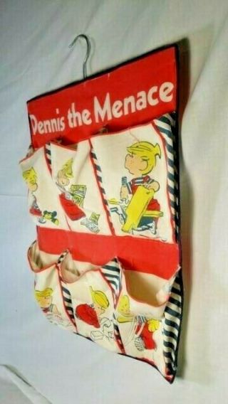 Vintage 1976 Hank Ketchum Collectible Dennis the Menace Hanging Room Organizer 5