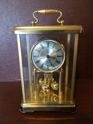 Kundo Brass 400 Day Anniversary Clock Made In Germany,