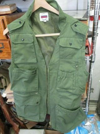 Vintage Rhodesian Or Zimbabwe Safari Hunting Photographers Vest