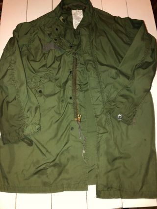 Us Military Extreme Cold Weather Parka Sz Small Fits M/l Odgreen Shell Only