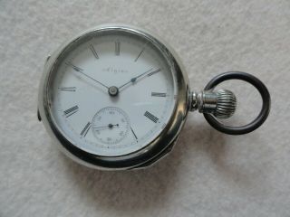 Vintage Elgin Mechanical Wind Up Pocket Watch