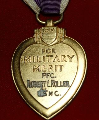 ROLLER NAMED USMC PURPLE HEART 4
