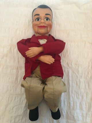 Vintage Juro Novelty Charlie Mccarthy,  Ventriloquist Doll,  C.  1967 Rare