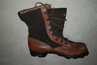 Boots,  Us Military,  Spec Ops 1986 - Vintage,  Brown " Jungle Boot " Style