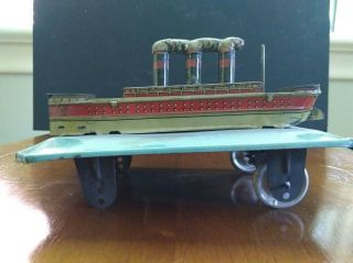 Vintage 1930s German Tin Toy Ocean Liner