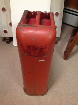 Vintage USMC Dot - 5L - 20 - 5 - 83 U.  S.  Military Jerry Can / Gas Tank,  Red 2