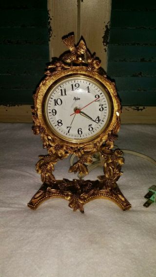 Matson Electric Clock Birds,  Fully And In Wonderfull.  Ornate