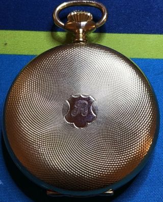 Caravelle by Bulova Pocket Watch Unitas 6498 Serviced Gold Toned Base Metal Case 3