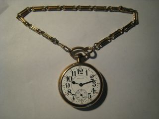 Vintage Hamilton 992 Pocket Watch 21 Jewels 4u2 Fix - -