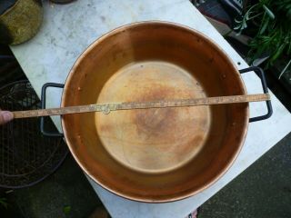 Copper jam pan planter handles sink garden kitchen plant pot cook 5
