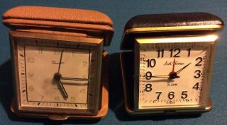 2 Vintage Enver Clock Watch Co.  & Seth Thomas Clock