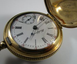 Rockford Gold Filled Tri - Tone Pocket Watch 0s 17j Parts Repair Only 6