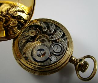 Rockford Gold Filled Tri - Tone Pocket Watch 0s 17j Parts Repair Only 8