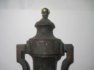 Vintage Large Heavy Solid Brass 8045 Door Knocker 9 