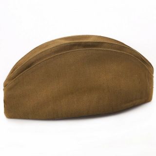 Pilotka Military Side Cap w/ Star Pin Vintage Style Khaki Soviet Soldier Hat Cap 2