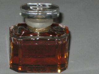 Vintage Jean Patou Joy Perfume Bottle 1/2 OZ Baccarat - 3/4 Full - 2 7