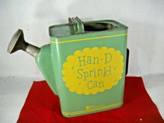 Vintage Han D Sprinkl Watering Can Edwards Industries Inc.  Chicago So Cool