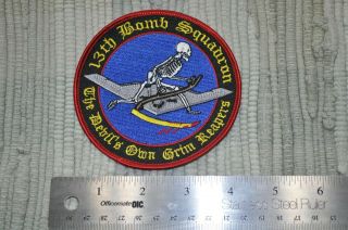 Usaf 13th Bomb Squadron 13 Bs Patch B - 2 Whiteman Afb 5/6 The Devil 