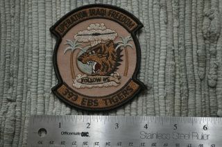 Usaf 393d Expeditionary Bomb Squadron 393 Ebs Patch B - 2 Whiteman Afb 1/4 Oif