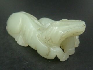 Chinese Antique Celadon Nephrite Hetian - Jade Statue 2 - HORSE /Pendant1 3