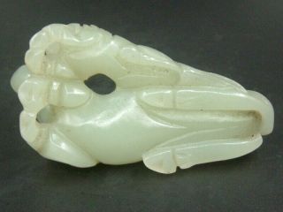 Chinese Antique Celadon Nephrite Hetian - Jade Statue 2 - HORSE /Pendant1 6