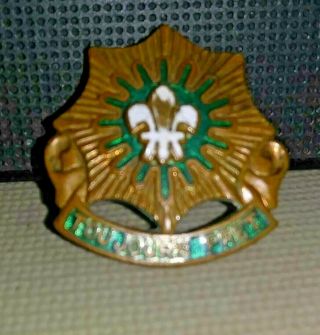 Vintage Us Military Pin 2nd Armored Calvary Regiment " Tou Jours Pret "