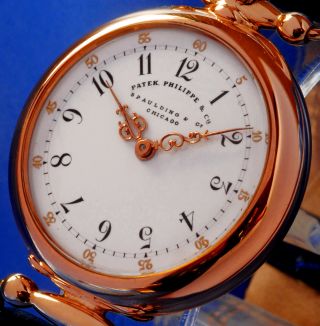 Awesome Patek Philippe & Co Geneva Solid 14k Chronometer,  Certificate - 1894