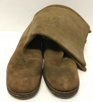 WWII British RAF Desert Mosquito Boots,  Size 8 3