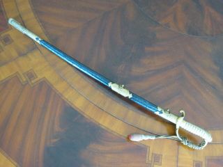 Japanese WWII Navy Naval Officer ' s Dress Sword Exc Cond (Portepee Not) 2