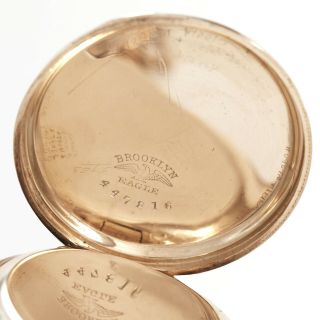 WOMENS 10K GOLD HUNTER CASE ELGIN POCKET WATCH CA1888 | 6 SIZE,  32.  9 DWTS TW 6