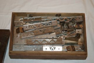 Mysto Vintage Erector Set No.  4 with Wooden Box (Circa 1915) 2