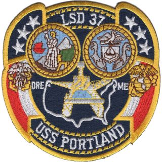 Lsd - 37 Uss Portland Patch