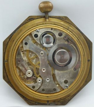 15 jewel Swiss octagon 8 Day 55mm movement Art Deco Car Clock Watch SW PS LE692 4